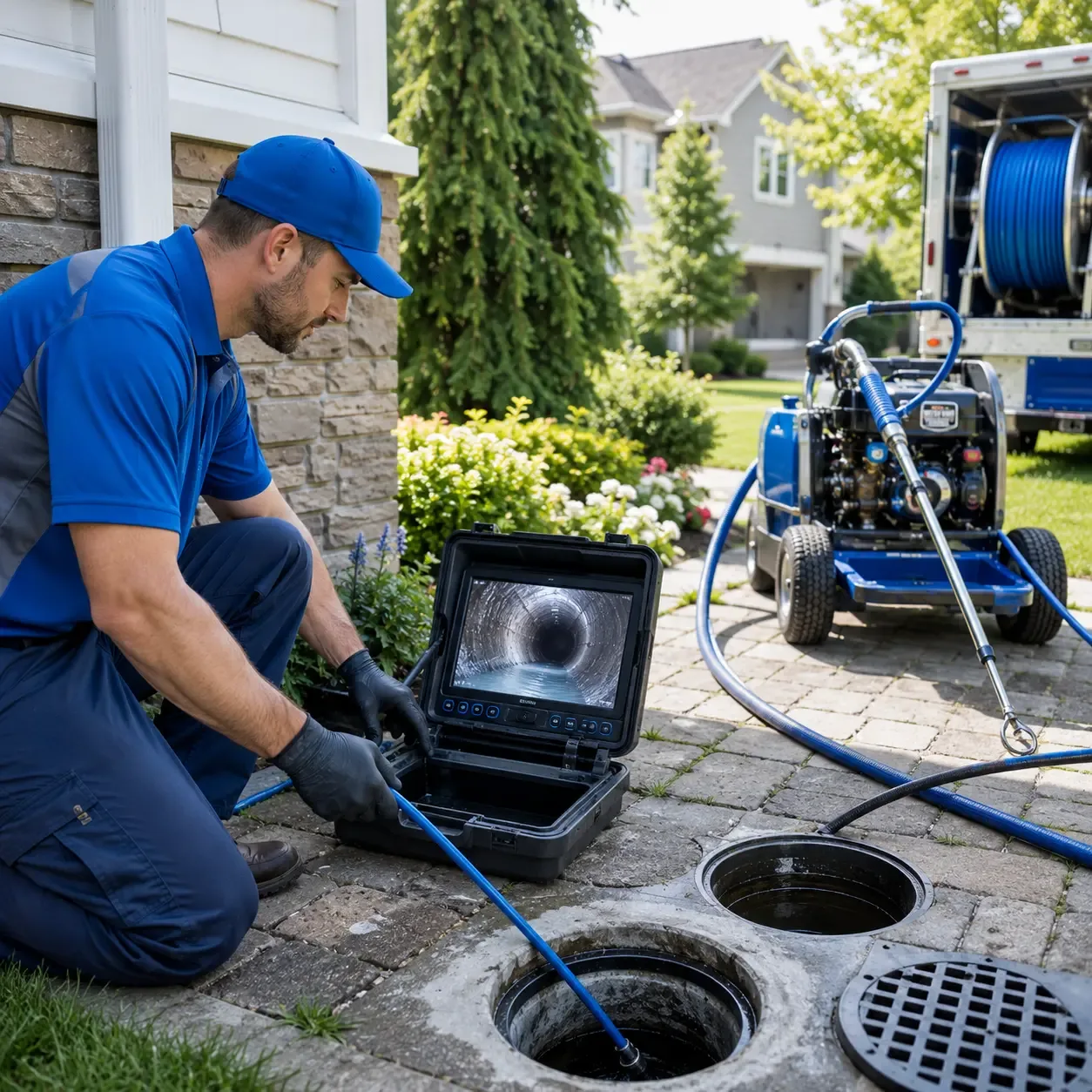 Outdoor drain cleaning professionals serving Polo, MO